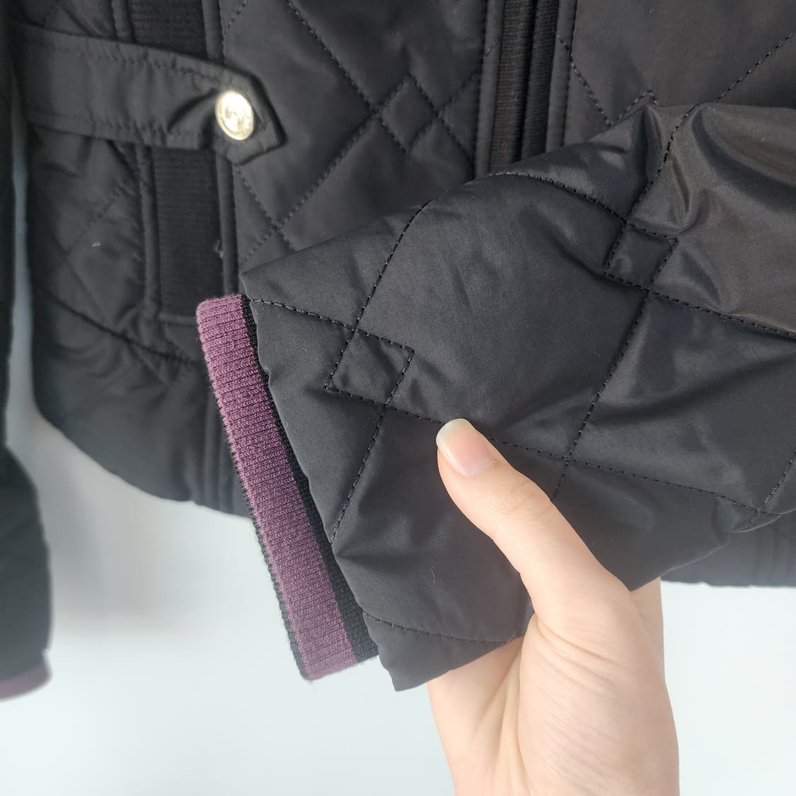 빈폴 블랙 퀼팅 자켓 상품이미지4