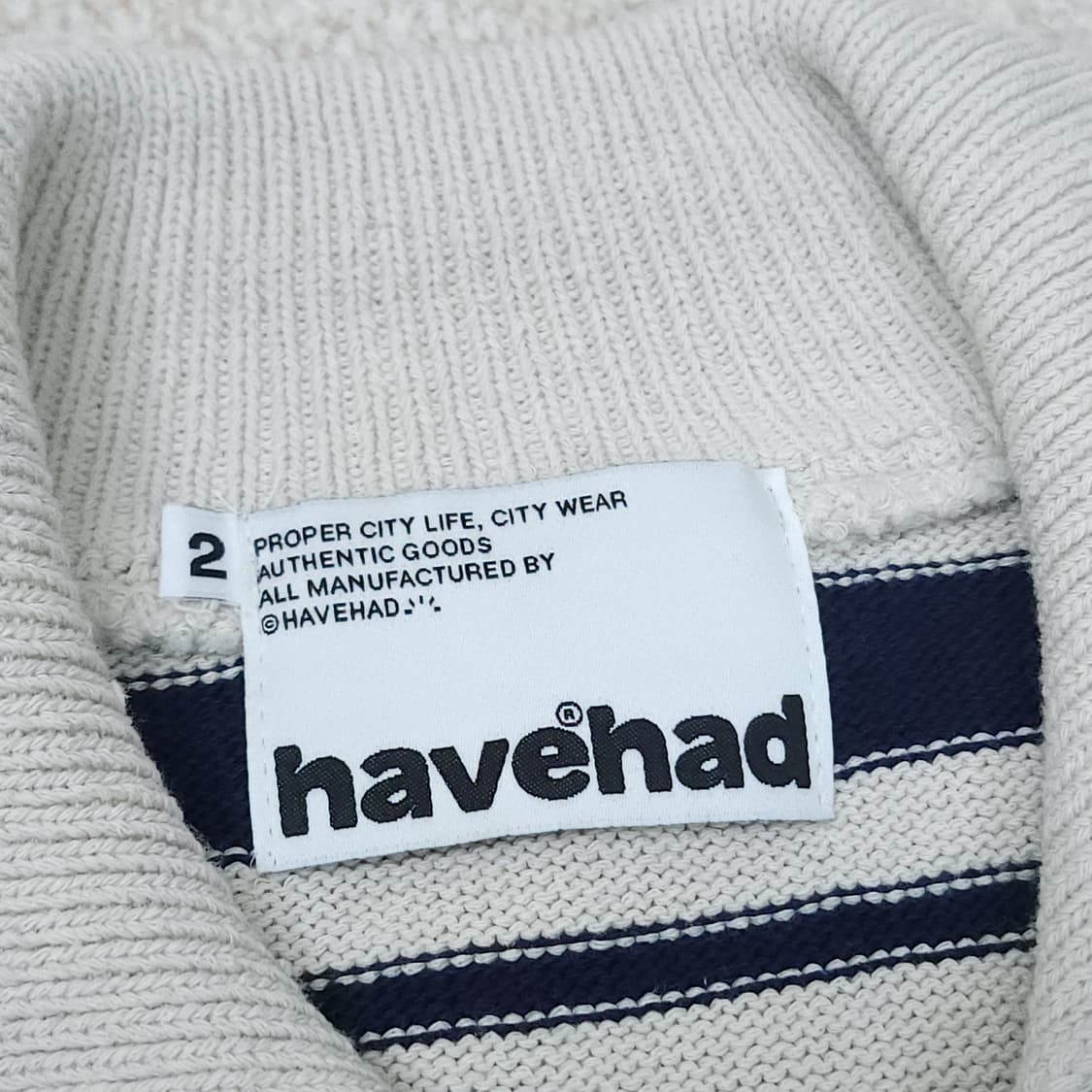 (2)해브해드 남자 스트라이프 카라티 반팔 니트 티셔츠 여름 상품이미지7