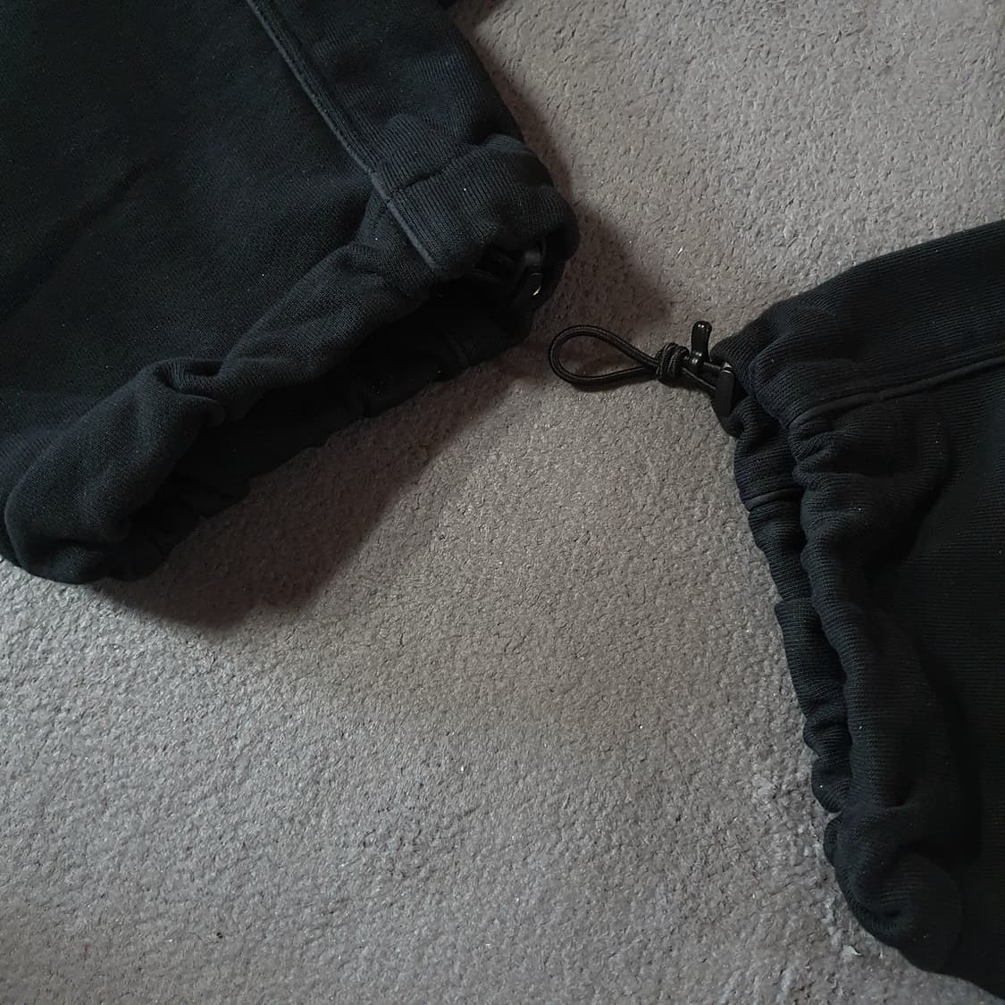 노이스 파라코드 파이핑 스웻 팬츠 M 블랙 상품이미지8