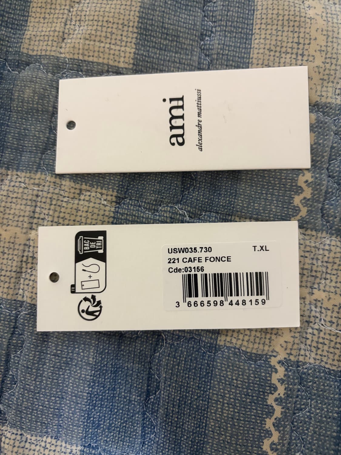 아미 하트 맨투맨 카키 상품이미지3