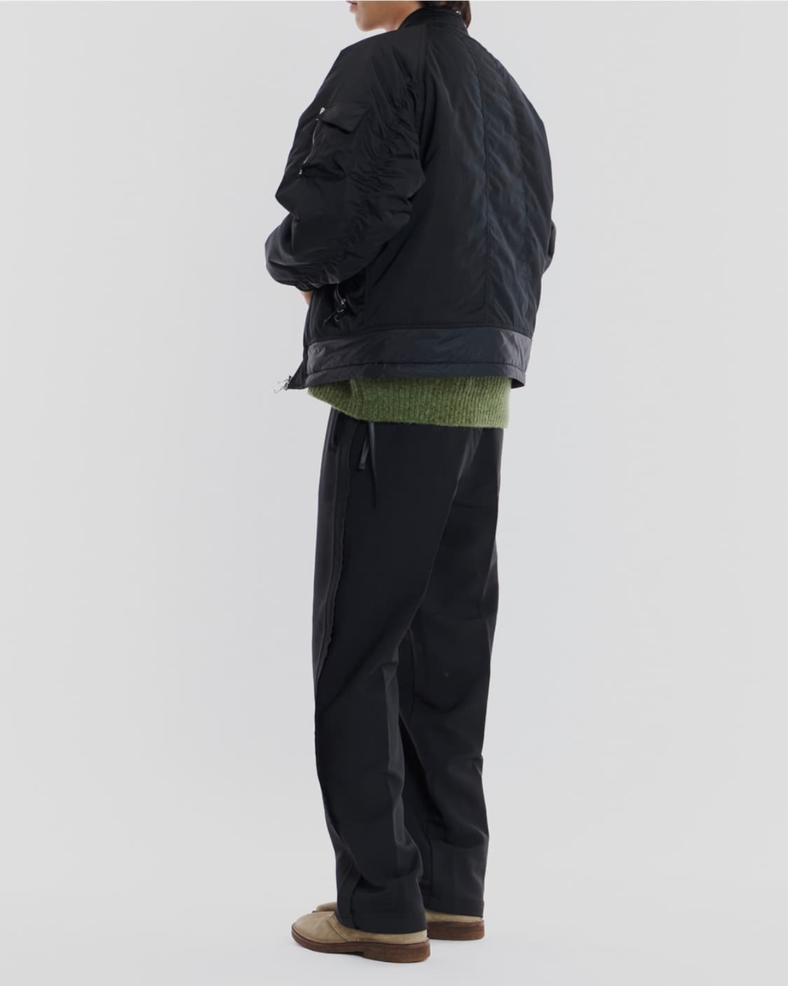 UNAFFECTED Layered Flight Jumper Jacket 상품이미지7