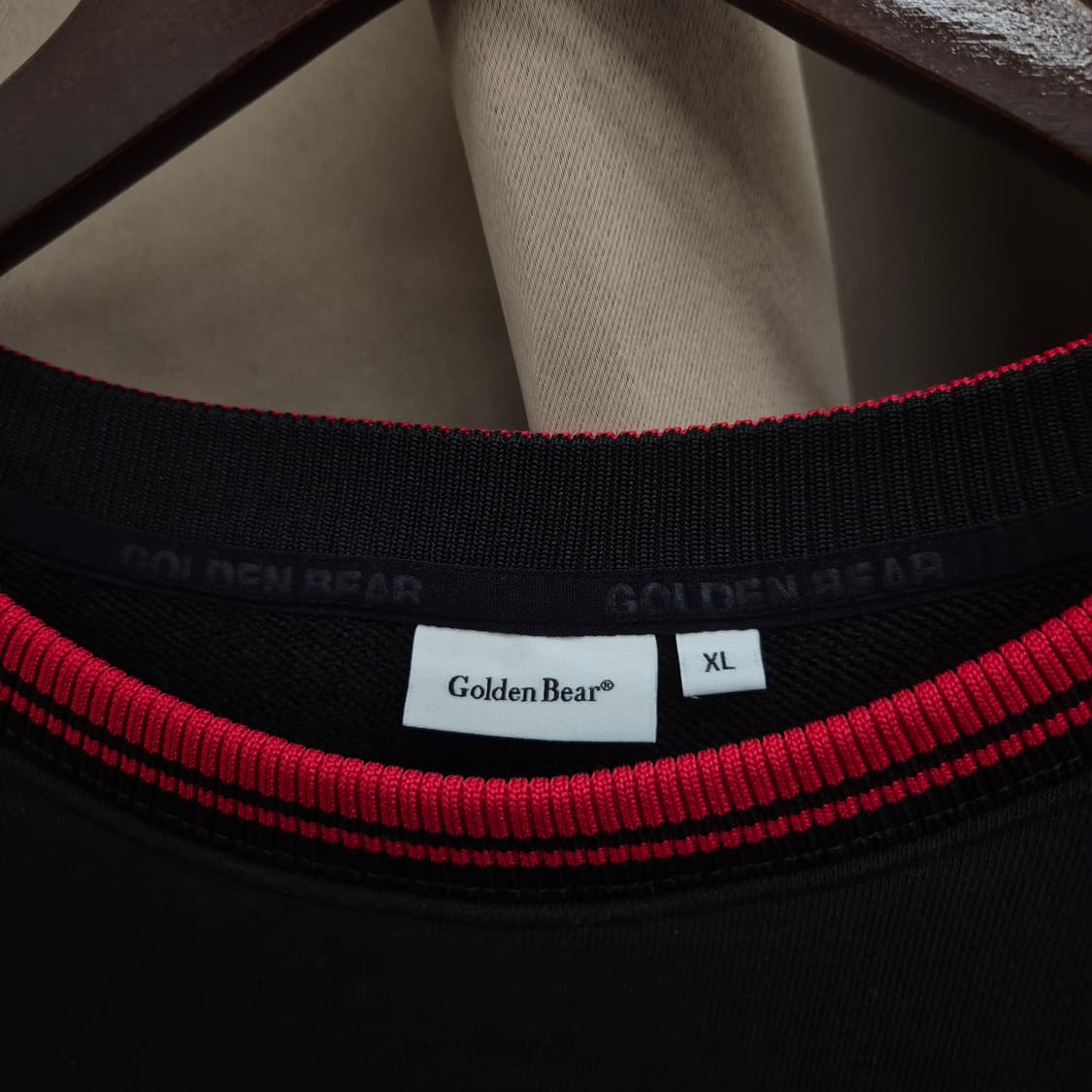 골든베어 스트라이프 리브 밴디드 맨투맨 상품이미지4