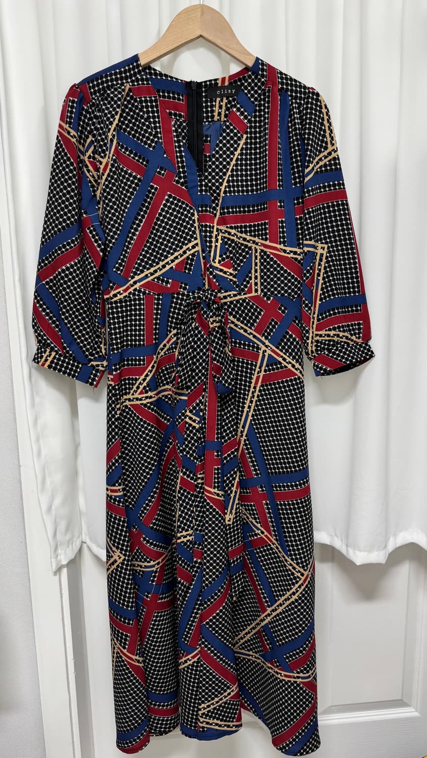 clizy 패턴 끈원피스 상품이미지4