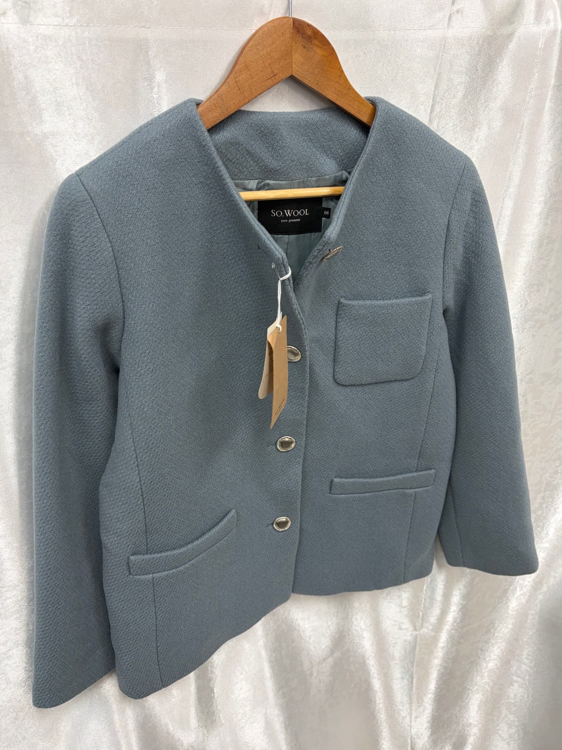 SO,WOOL 양모 자켓 사이즈66 팝니다 상품이미지1