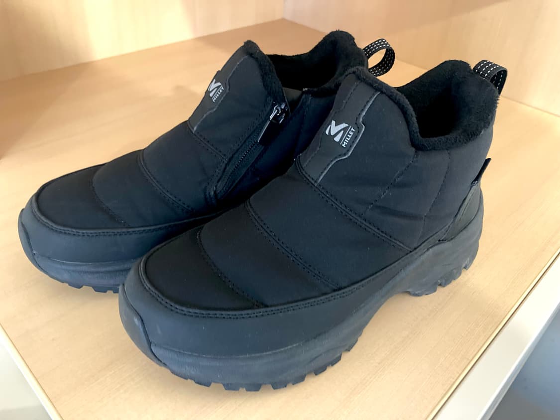 (거의 새것)밀레 방한화 알파카 패딩 신발 225-230 상품이미지1
