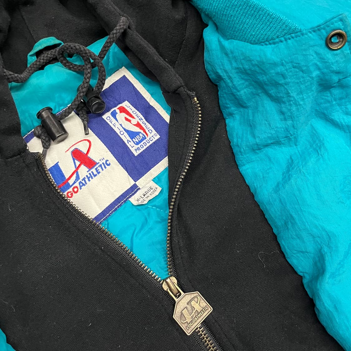 90s NBA 샬럿 호네츠 후드 자켓 (110) 상품이미지7