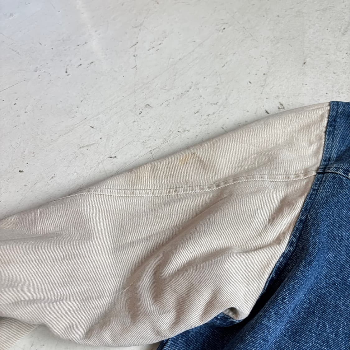 랭글러 빈티지 데님 봄버자켓 M 상품이미지10