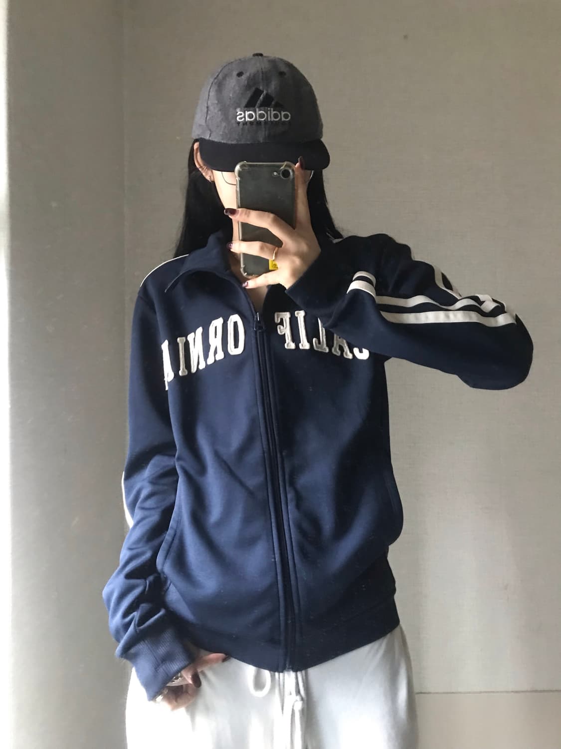 후아유 네이비 트랙 져지 상품이미지2