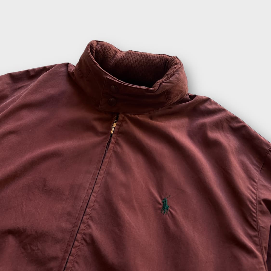 폴로 버건디 스윙톱 블루종 자켓 상품이미지2