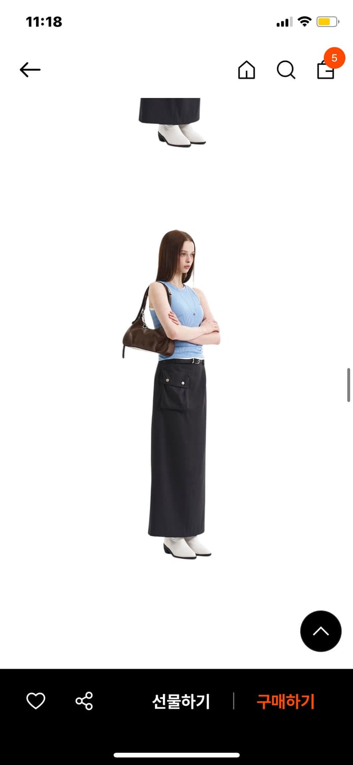 MUR 무르 3way 에떼백 (클링클 다크브라운) 상품이미지4