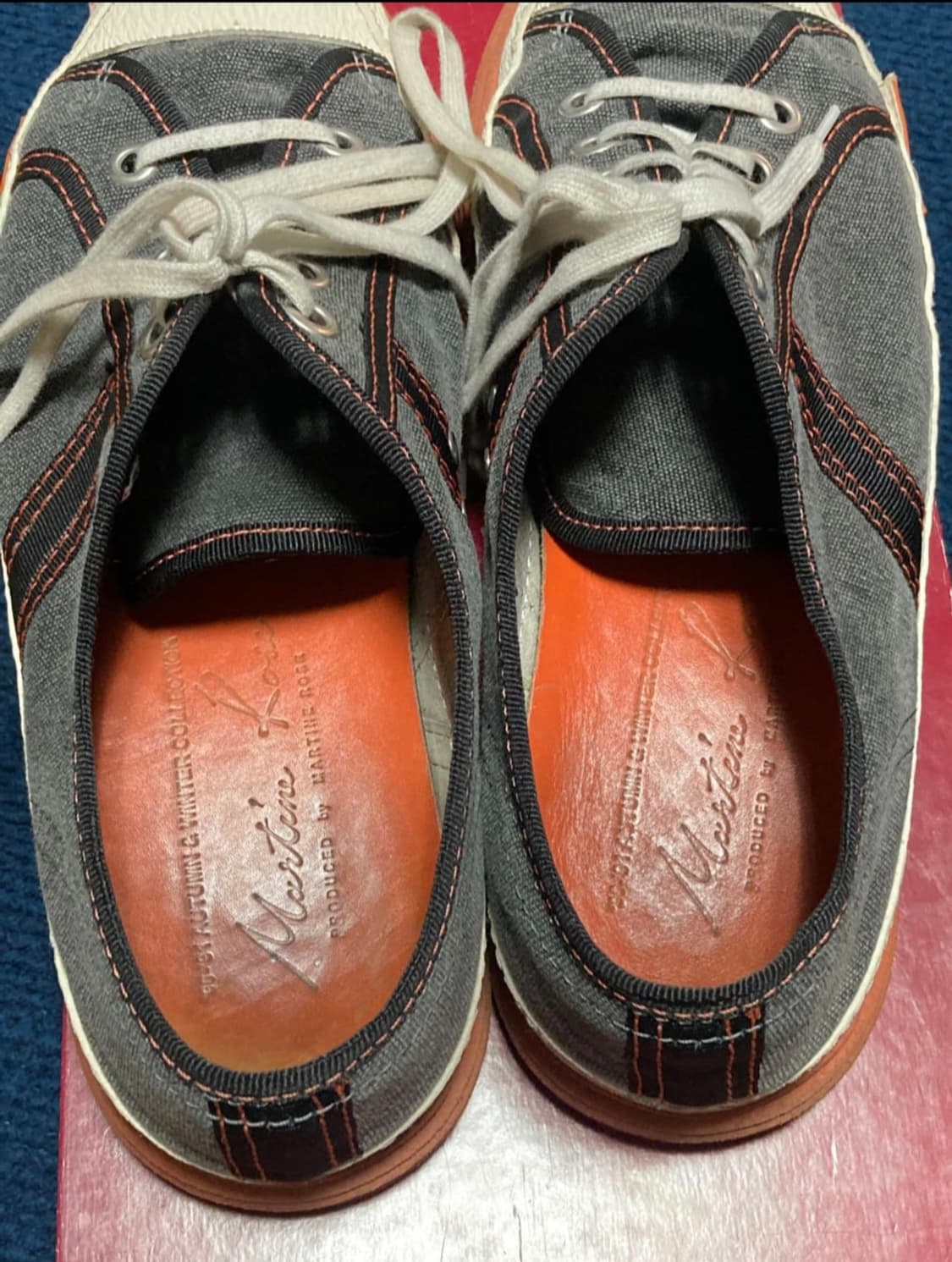 마틴로즈 베스켓볼 슈즈 다크인디고 캔버스44 상품이미지2