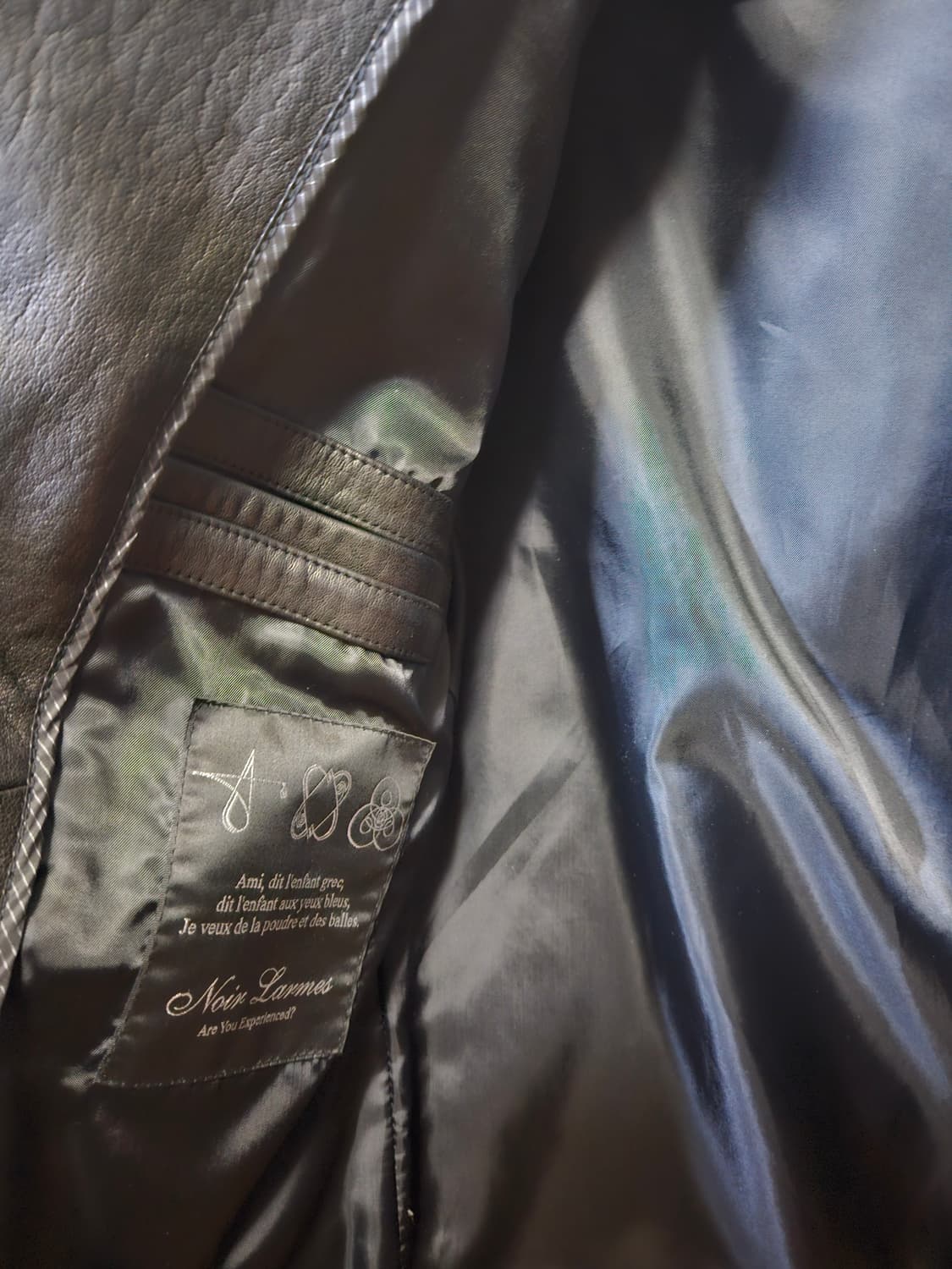 44)느와르 라르메스 STANDARD RIDER JK#7 더블라이더 가죽 상품이미지4