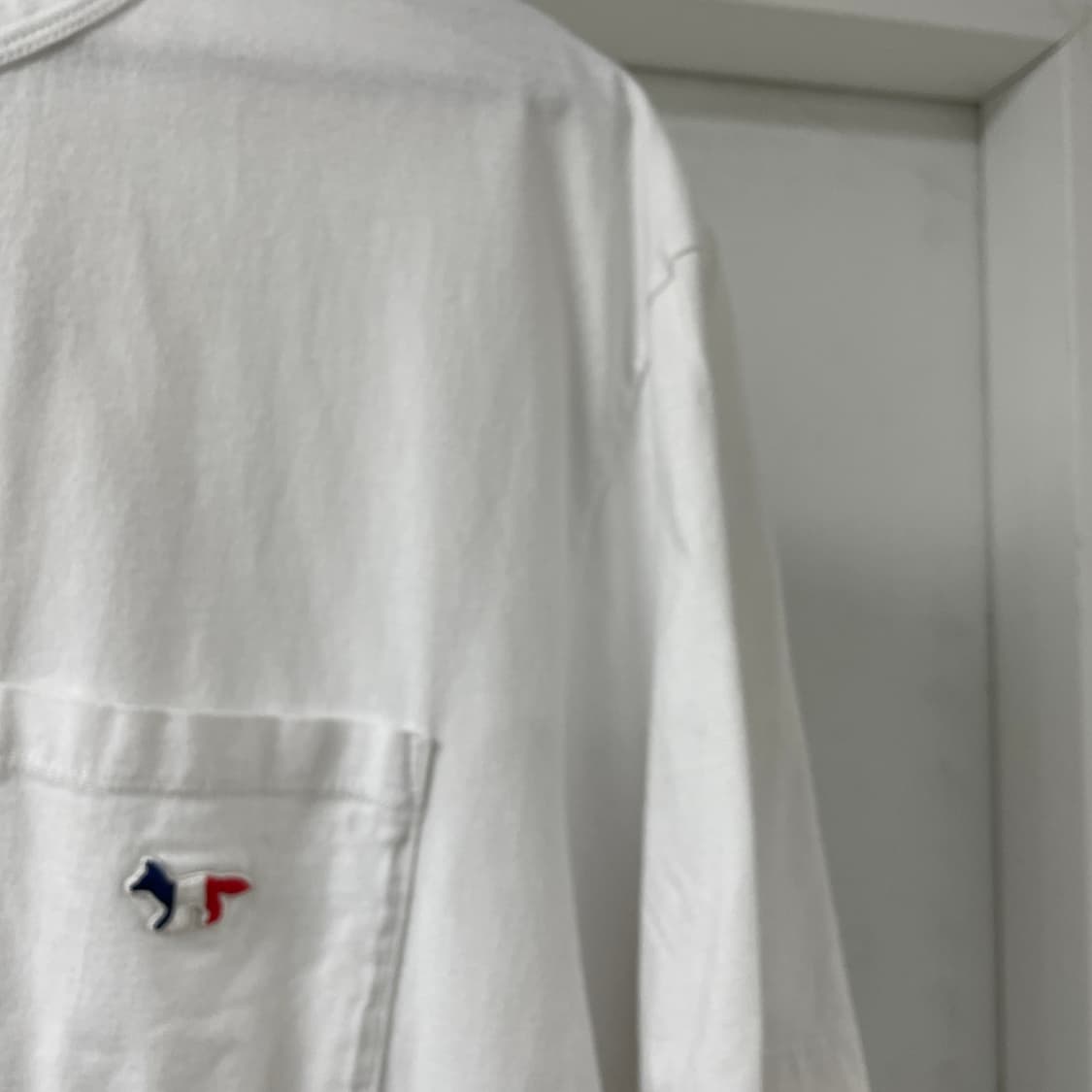 메종키츠네 반팔 티셔츠 화이트 XXL 상품이미지3