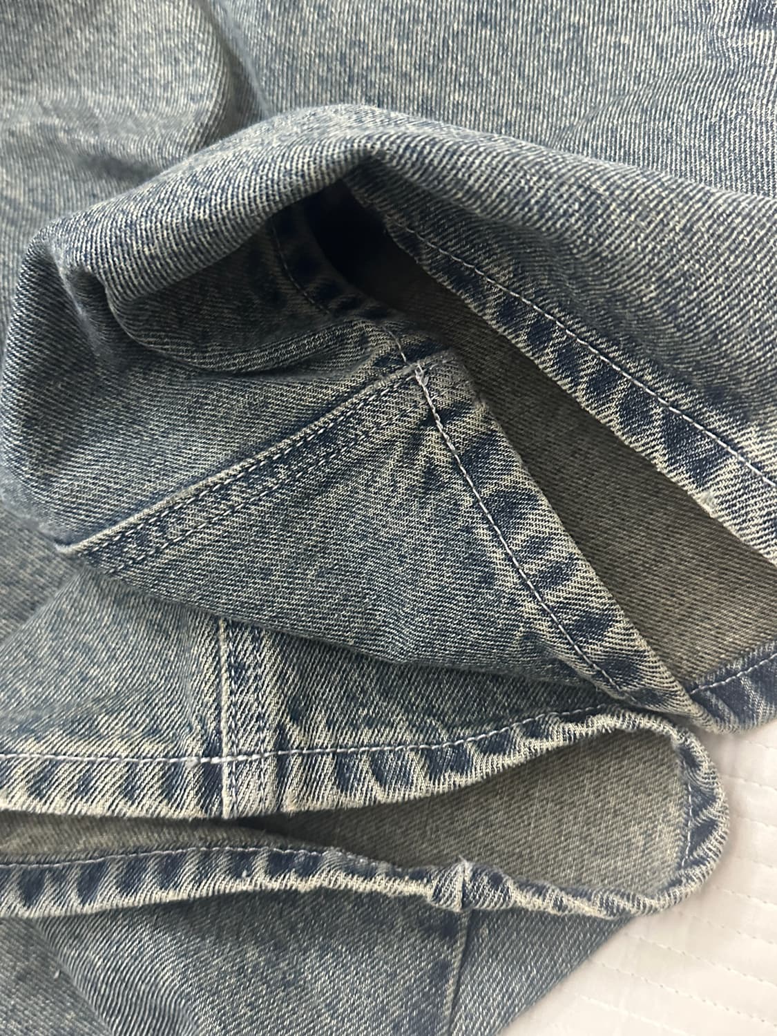 스타팀 워시드 데님 32size 상품이미지6