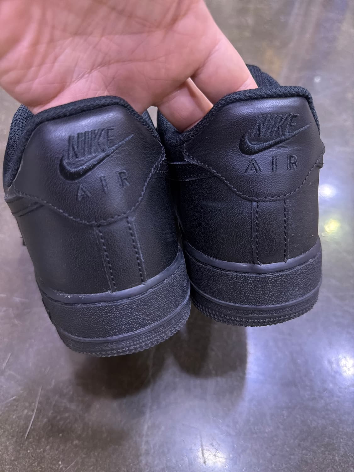 나이키 에어포스 1 07 트리플블랙 로우 275 상품이미지7