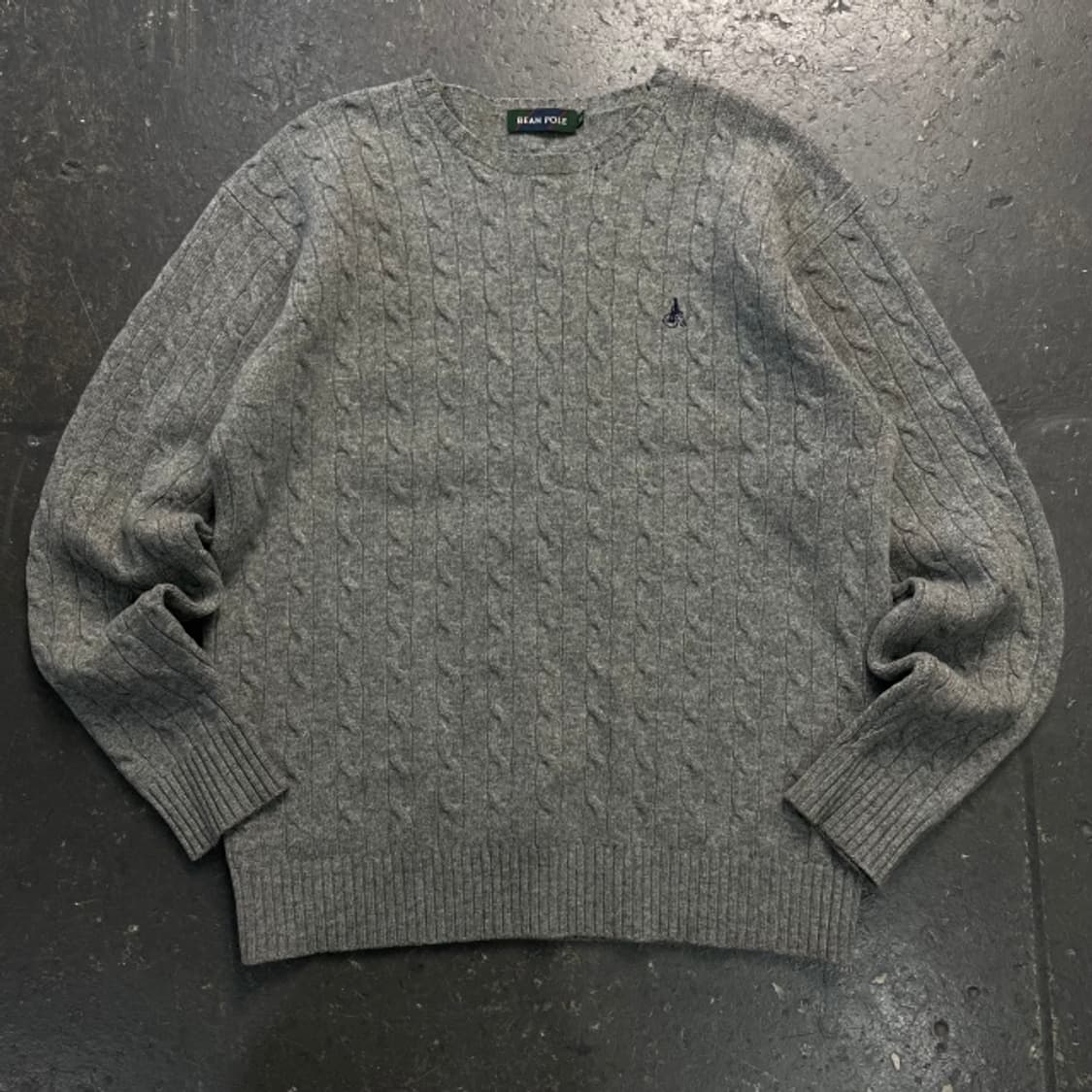 100 빈폴 꽈배기 니트 상품이미지1