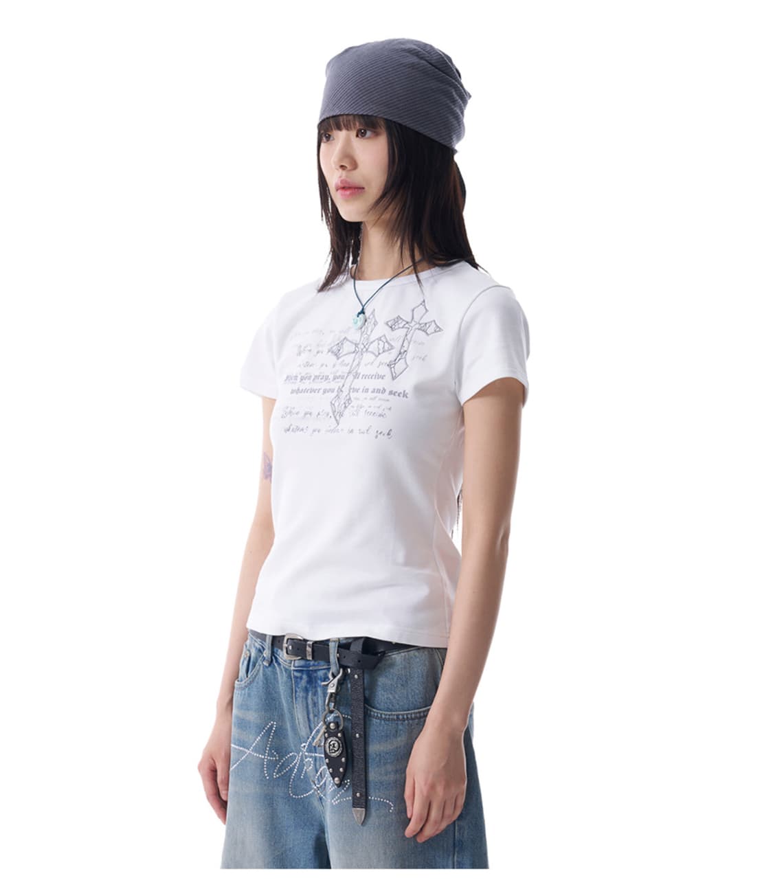 [새상품] 아캄 Laced CROS2 Patch HalfTop반팔티셔츠 상품이미지2