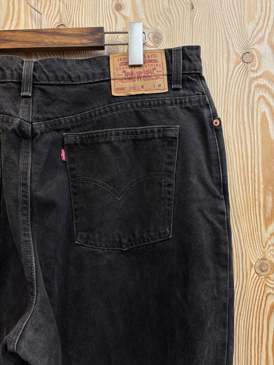 USA 리바이스 550 흑청 팬츠 상품이미지1