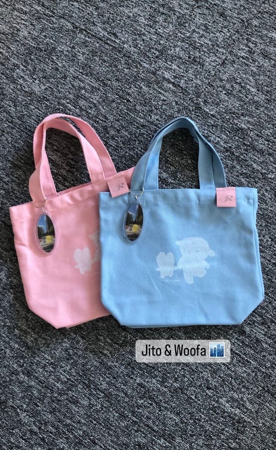 지초이 JITO & WOOFA 캔버스백 가방 상품이미지3