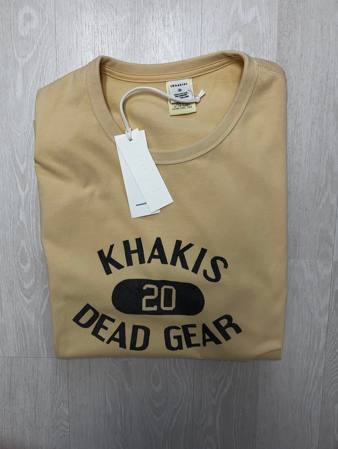 [L] 카키스 메이저 s/s 티셔츠 옐로우 상품이미지2