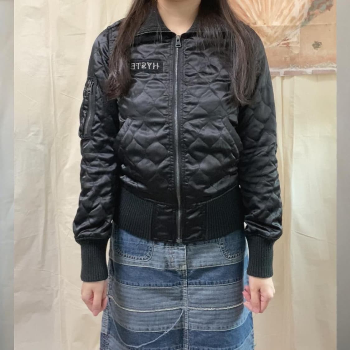 히스테릭글래머 00s 글리터 퀼트 자켓 상품이미지4