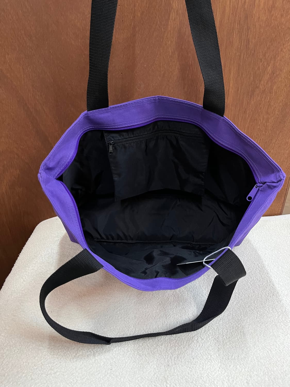 꾸레쥬 로고 쇼퍼백 퍼플 상품이미지5