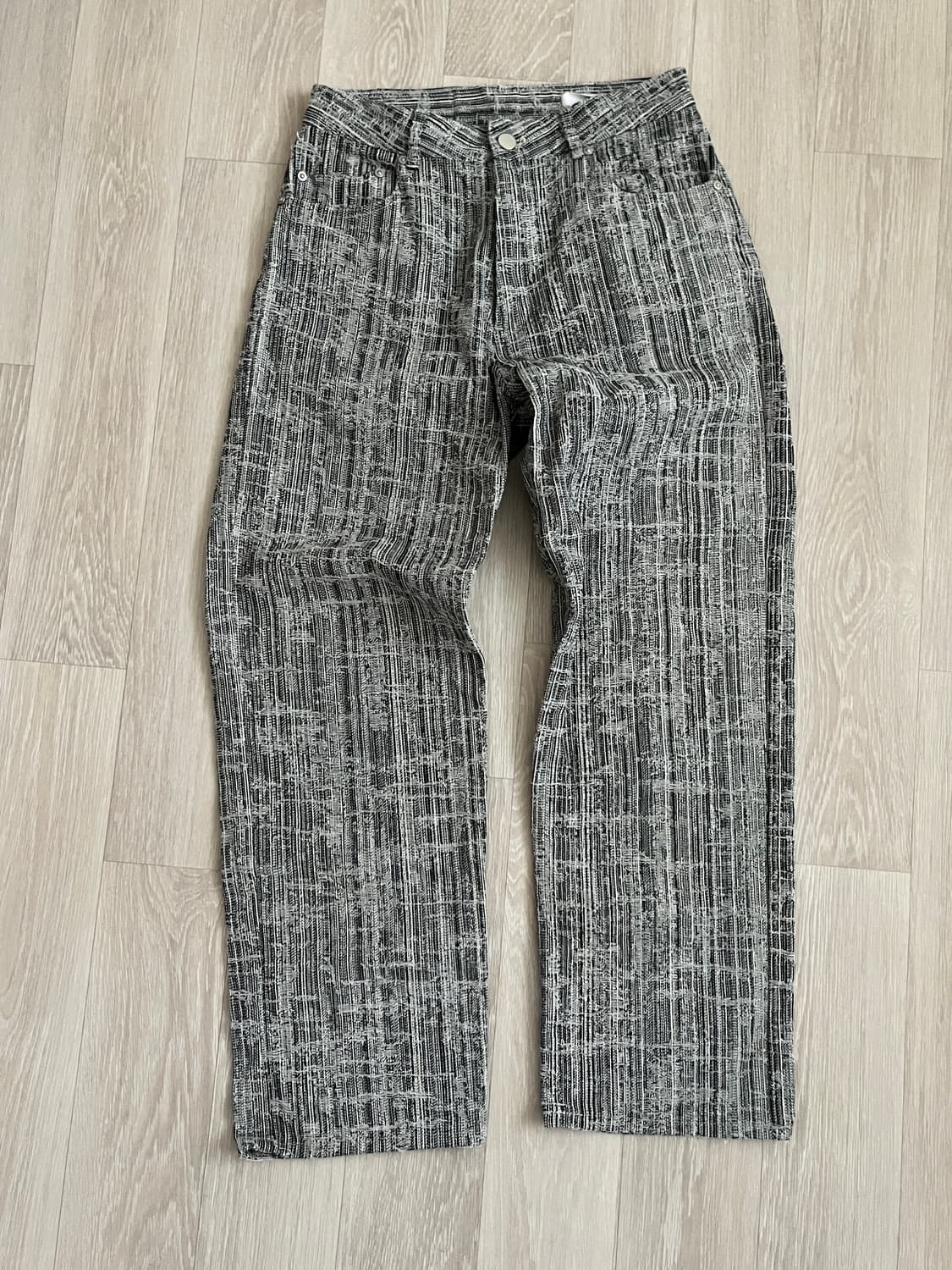 퍼버즈 perverze 스크래치드 자카드 팬츠 상품이미지5