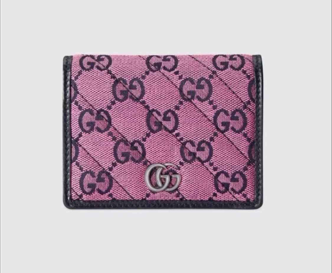 구찌 GG 마몽 핑크 카드 케이스 지갑 (풀박) 상품이미지5
