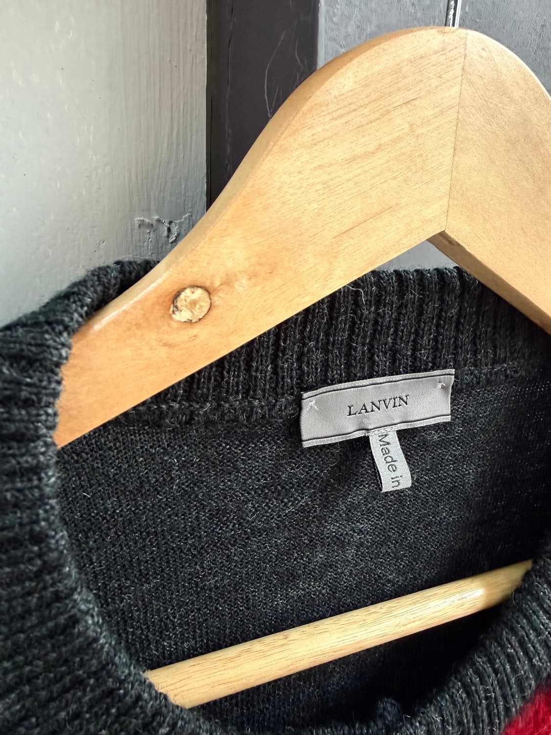 100~105/ 랑방 맨즈 모헤어 알파카 가디건 상품이미지5