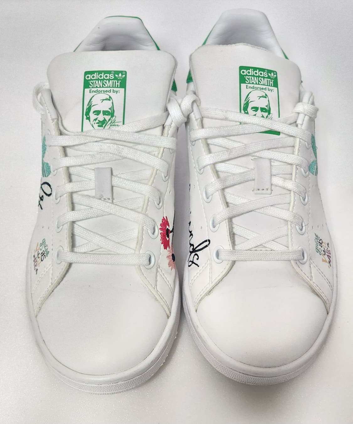 아디다스 스탠 스미스 커스텀 화이트/그린 235 사이즈 상품이미지6