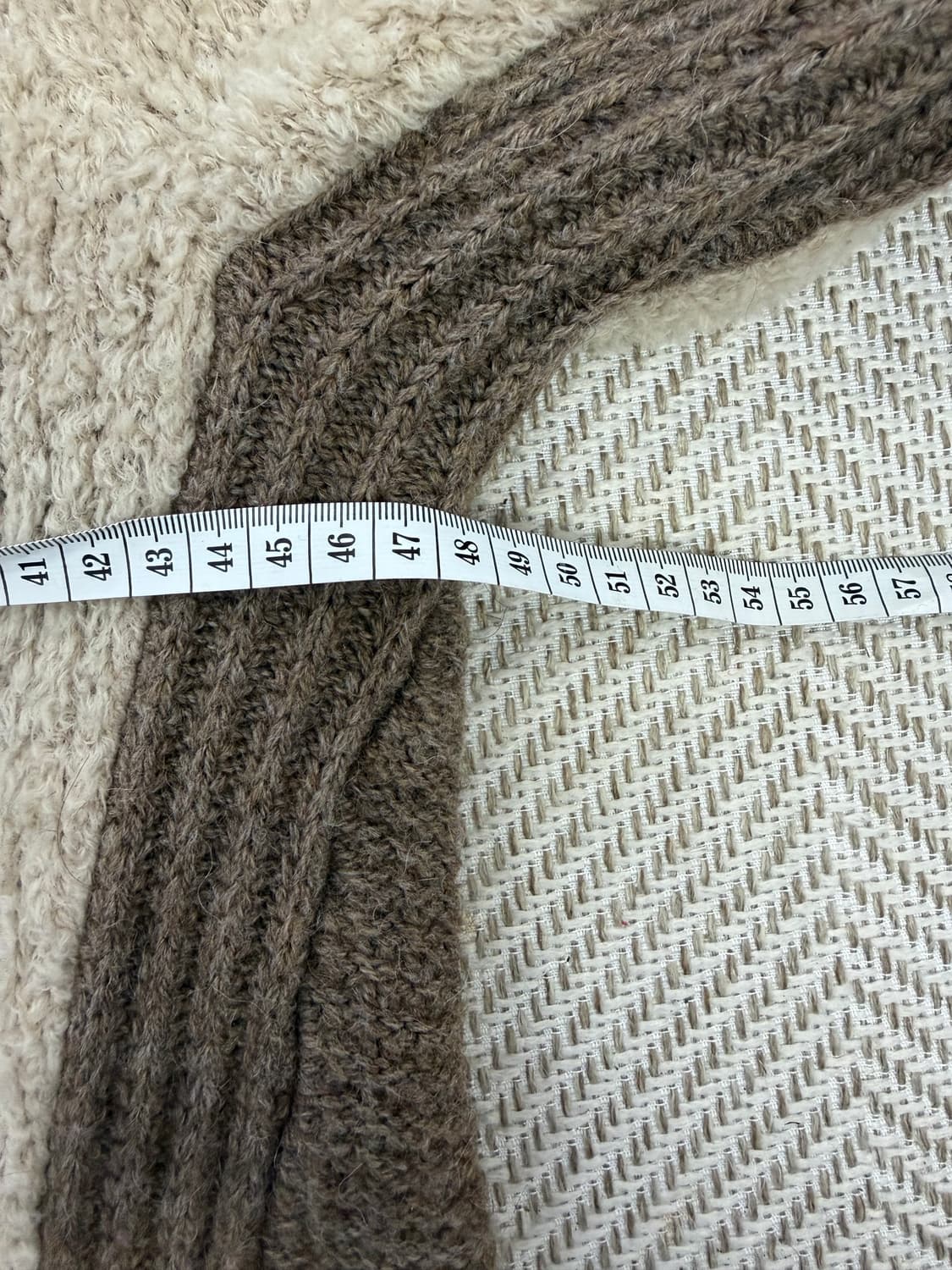 정품) 시스템 한섬 배색 니트 스웨터 90F 상품이미지9