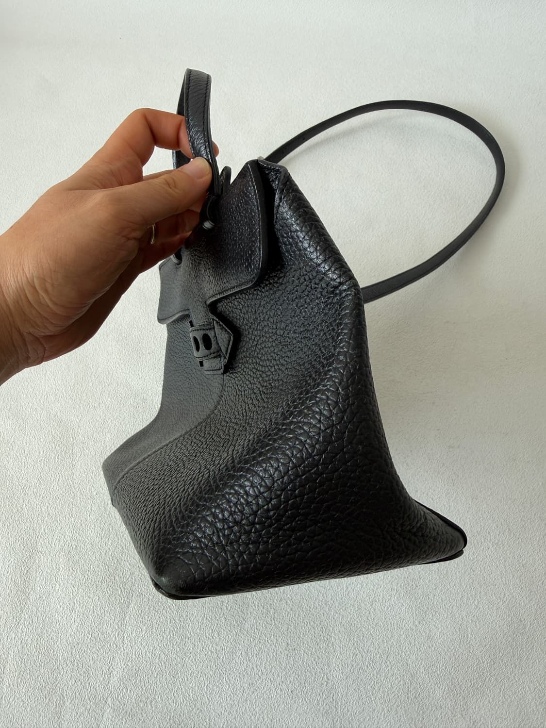 Pre owned 레더 토트 크로스백 상품이미지4