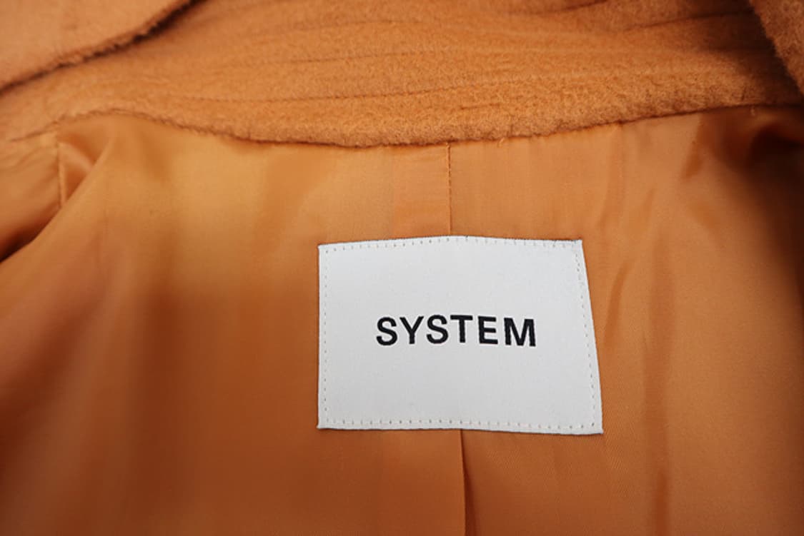 시스템 후드 캐시미어혼방 롱 코트 21년식 오버핏~ 한섬 상품이미지7