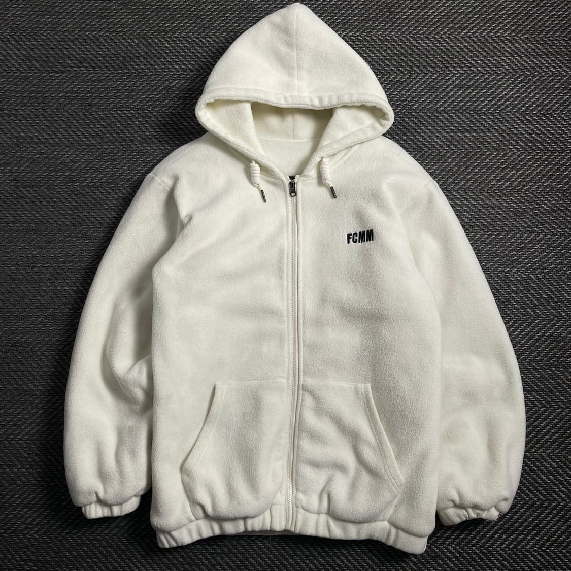 FCMM 빅로고 누빔 루즈핏 플리스 후드집업o 4202 상품이미지2