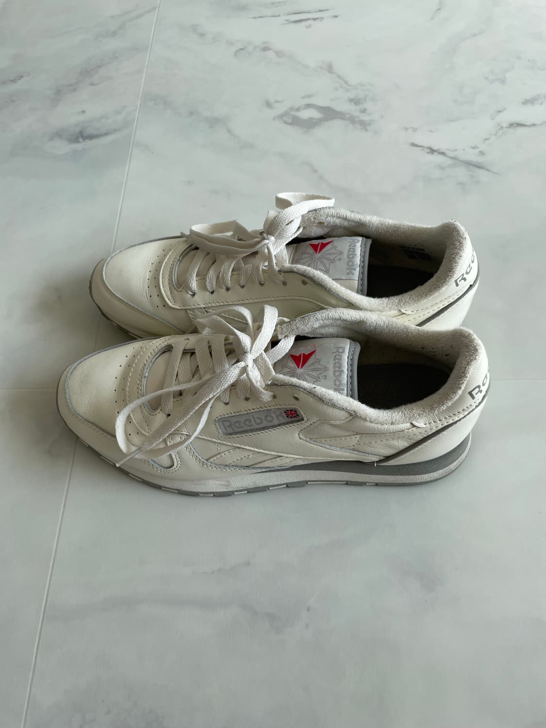 리복 클래식 레더 1983 빈티지 오프화이트 270사이즈 상품이미지2