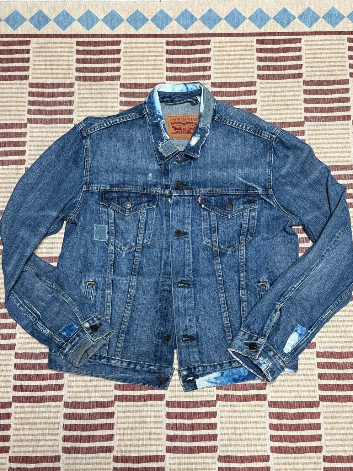 리바이스 빈티지 데미지 워싱 트러커 상품이미지3