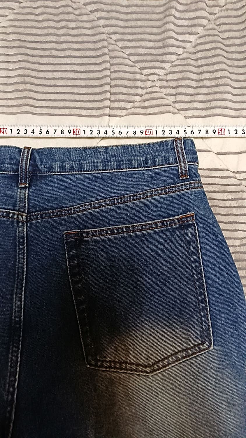 무신사 버뮤다 데님반바지 36인치 기장64 상품이미지7