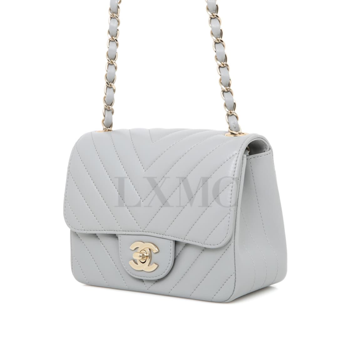 샤넬 쁘띠삭 쉐브론 미니크로스 램스킨 미니백 A35200 상품이미지2