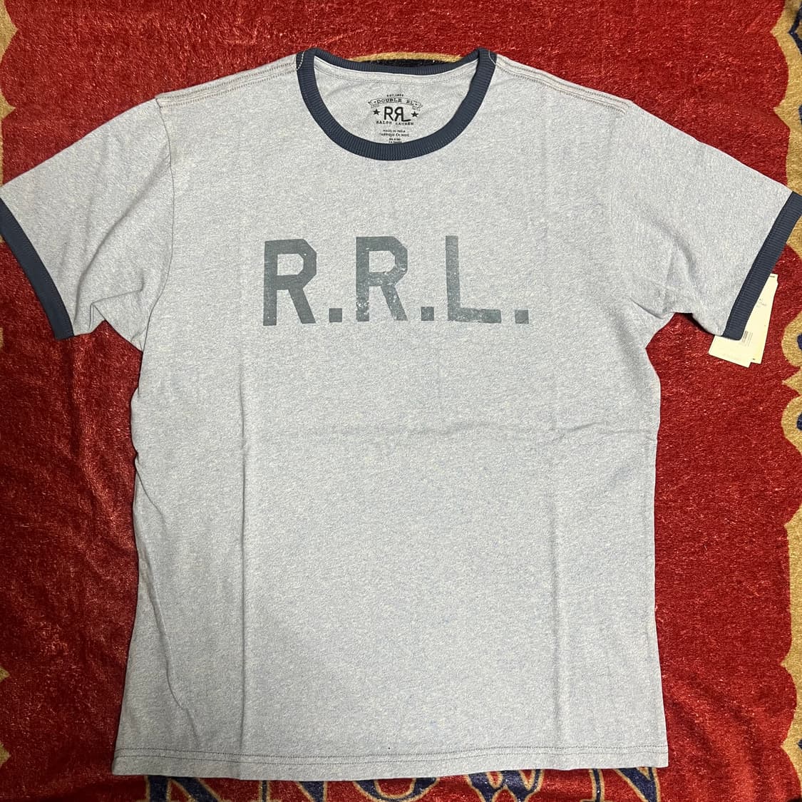 RRL 로고 저지 링어 티 더블알엘 상품이미지2