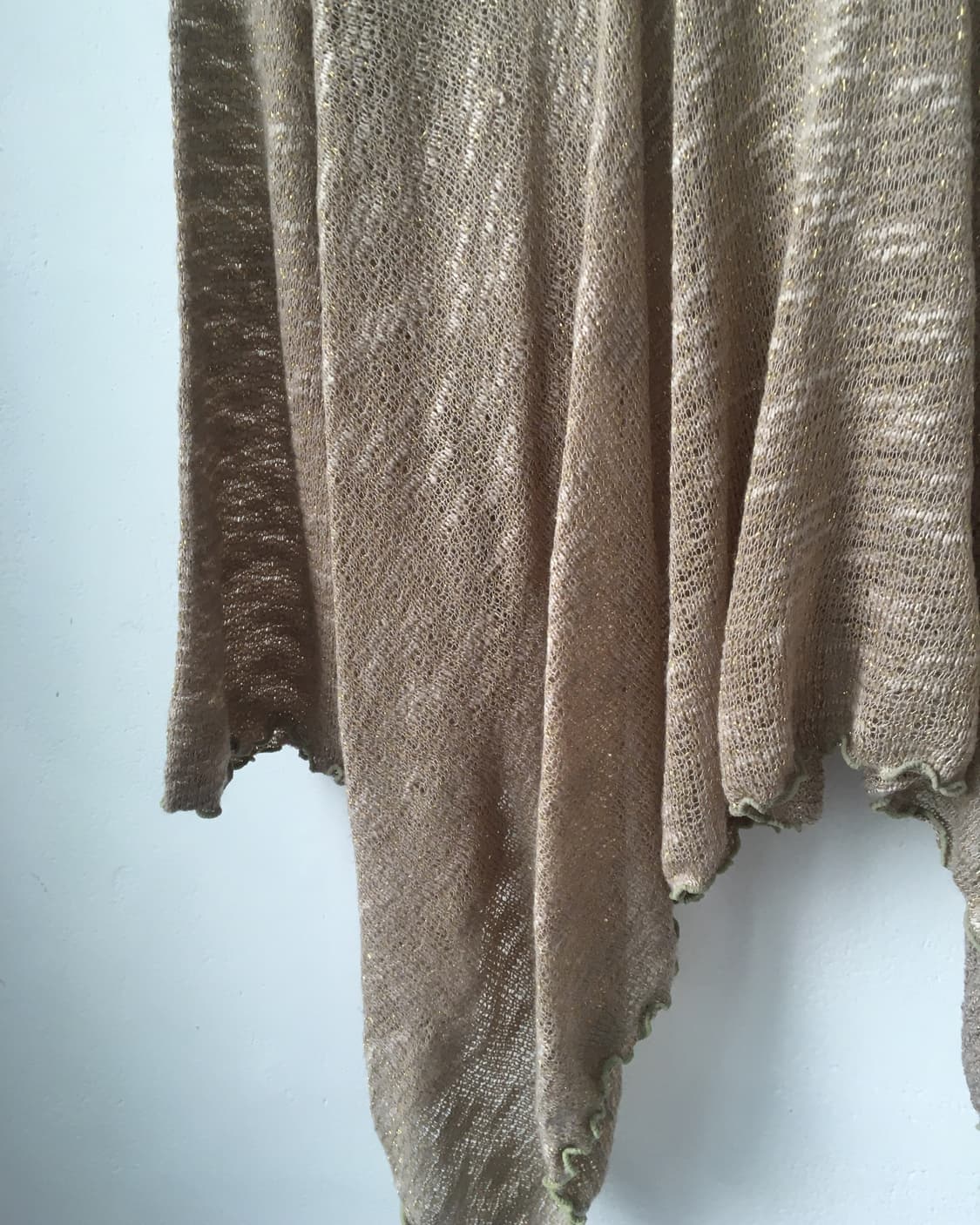 Lace trimming unbalanced knit 상품이미지4