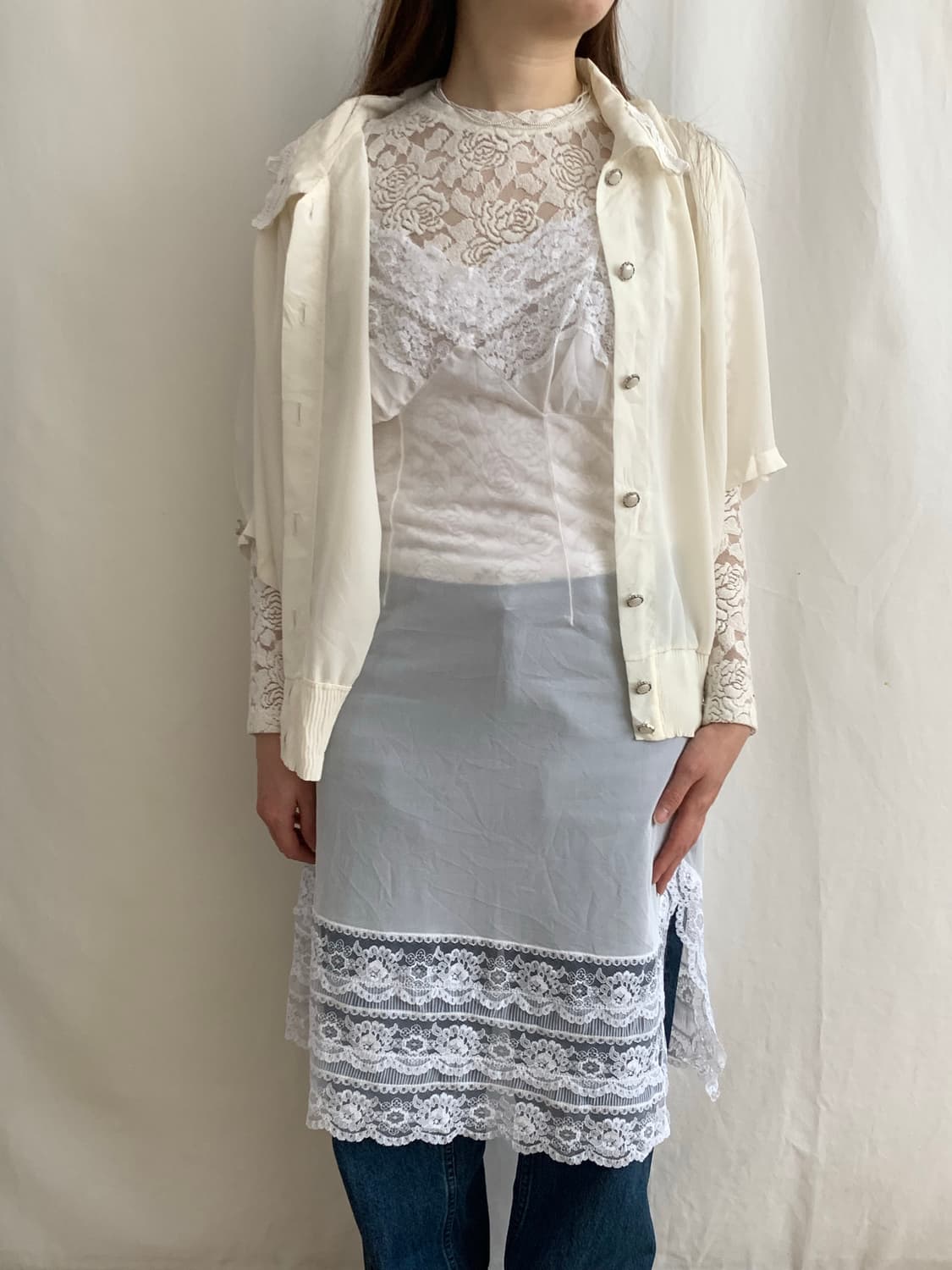 Angel lace slip dress 상품이미지1