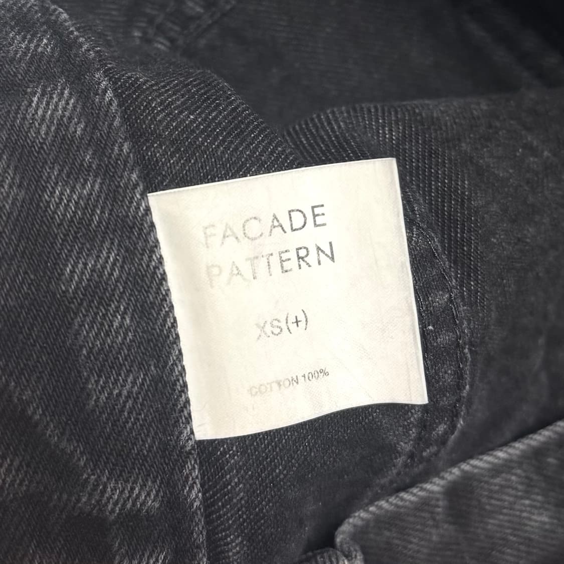 (xs) 파사드패턴 클래식 데님팬츠 상품이미지3