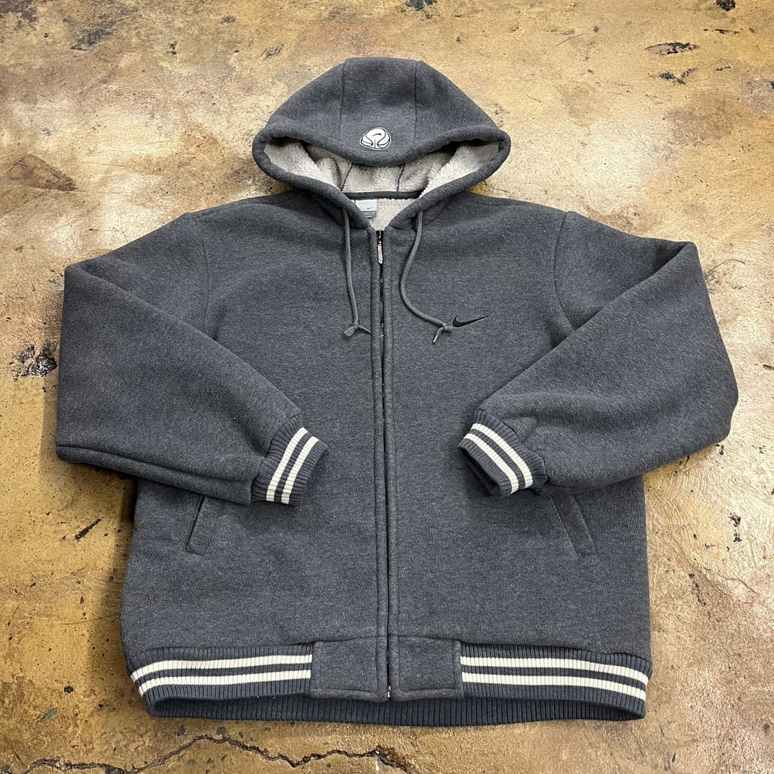 나이키 울프죠 양털 뽀글이 후드집업  상품이미지2