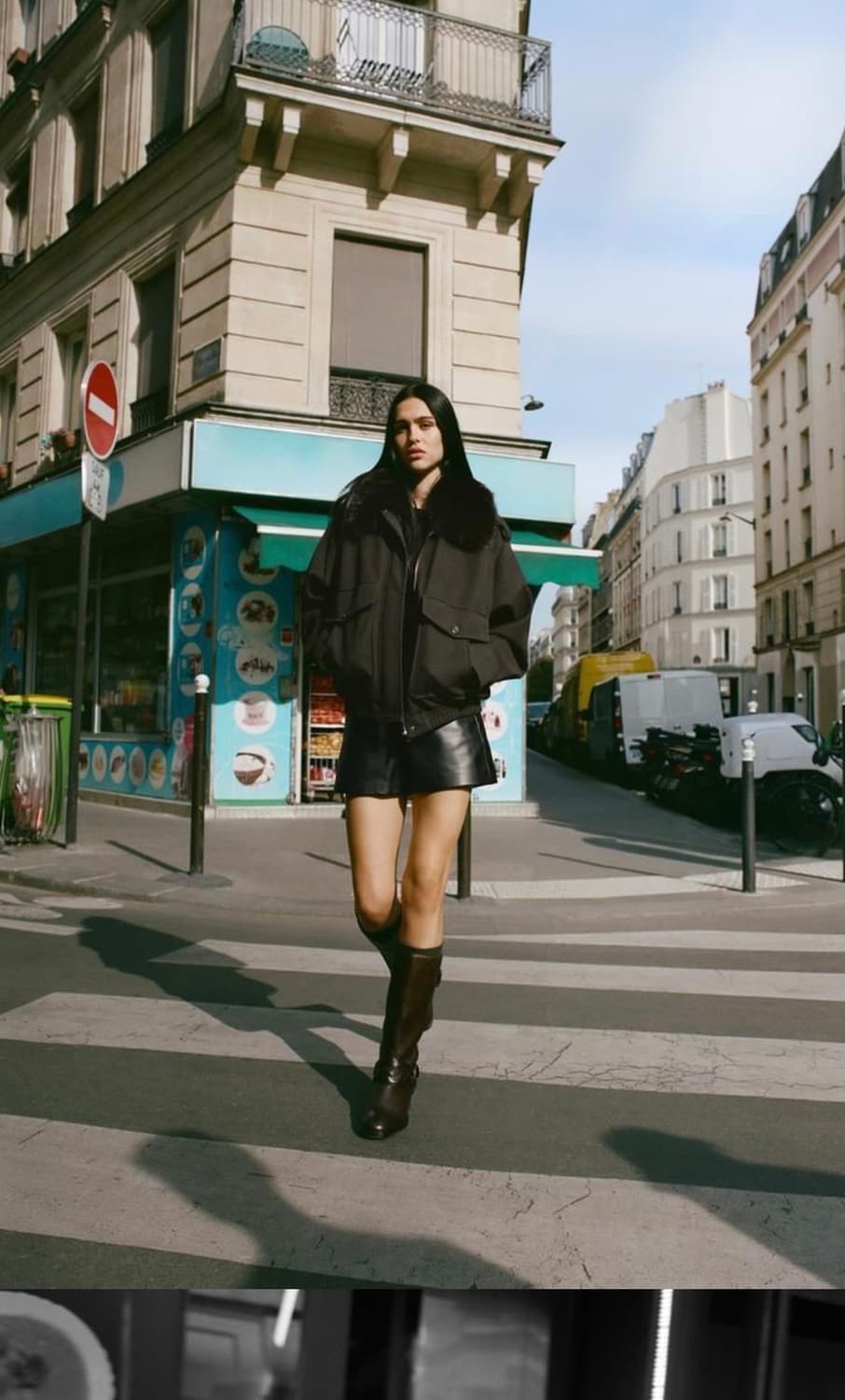 자라 레더 숏팬츠 상품이미지4