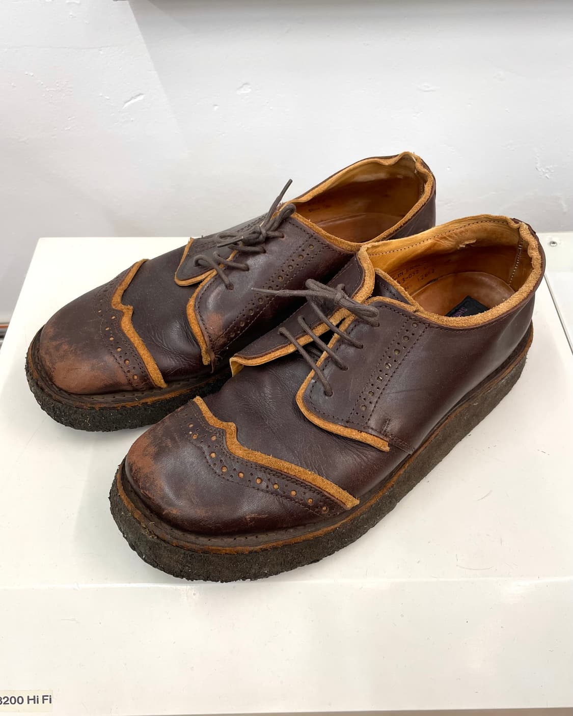 [270] 신이치로아라카와 다이타키무라 브라운 레더 슈즈 상품이미지2