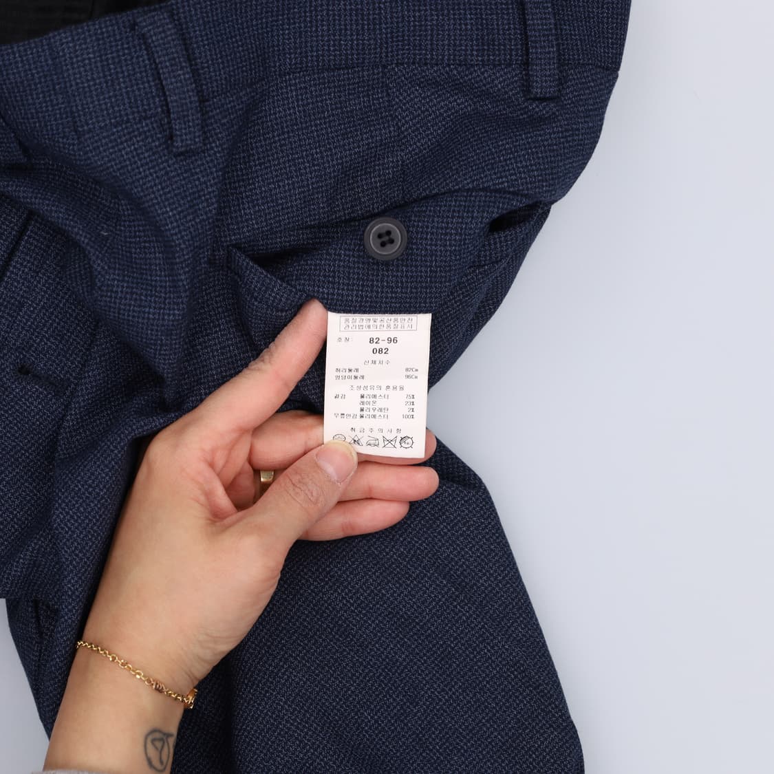 82 킨록 체크 슬랙스 0408H1 상품이미지4