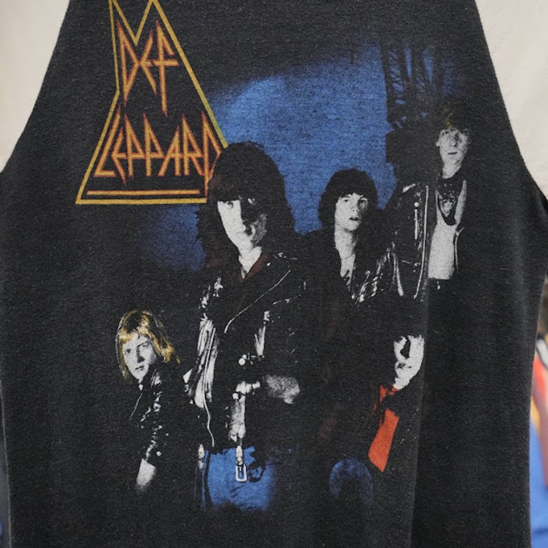 1980년대 빈티지 Def Leppard 락밴드 티셔츠 상품이미지3