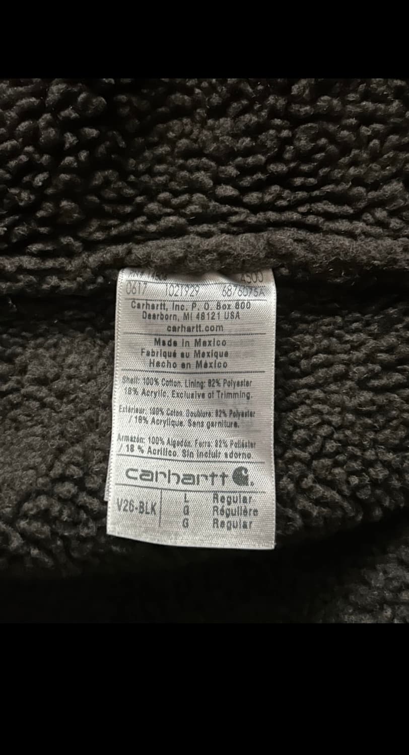 칼하트 베스트 V26 BLK L/R 상품이미지6