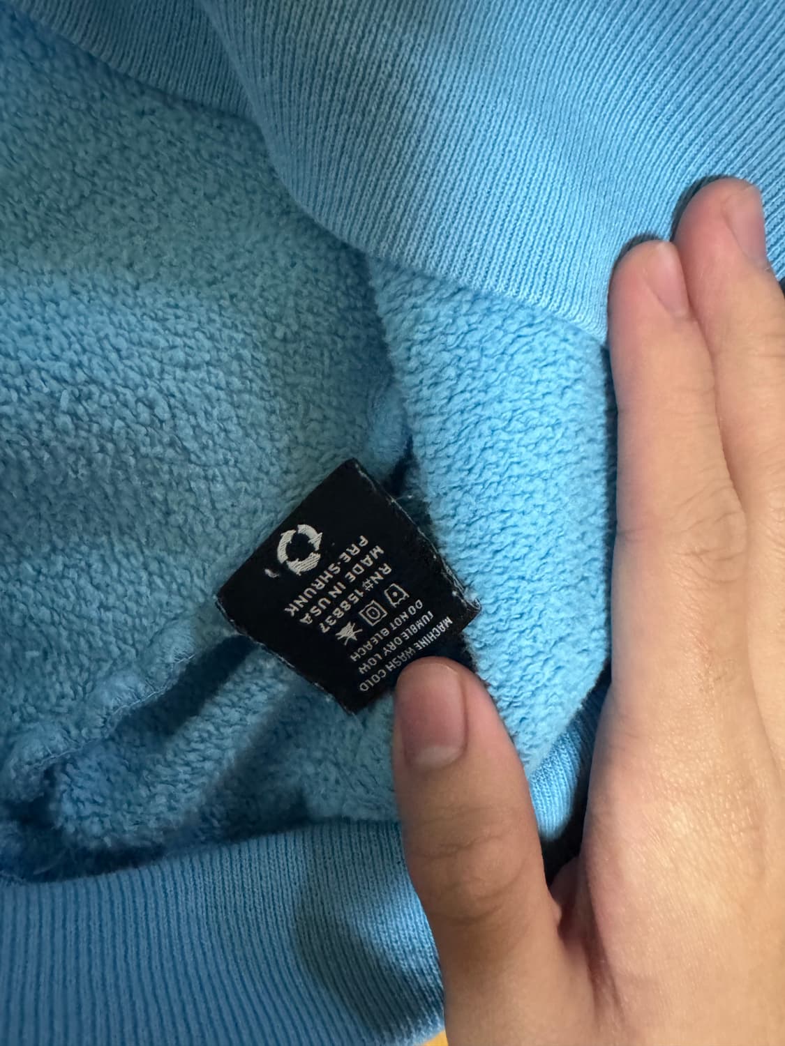 스투시 x CPFM 8볼 피그먼트 다이드 후드 블루 상품이미지6