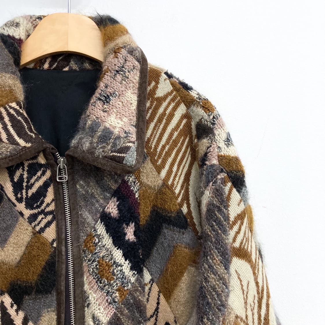 미쏘니 이태리 오리지널 리버시블 모헤어 퀼팅 자켓 상품이미지6